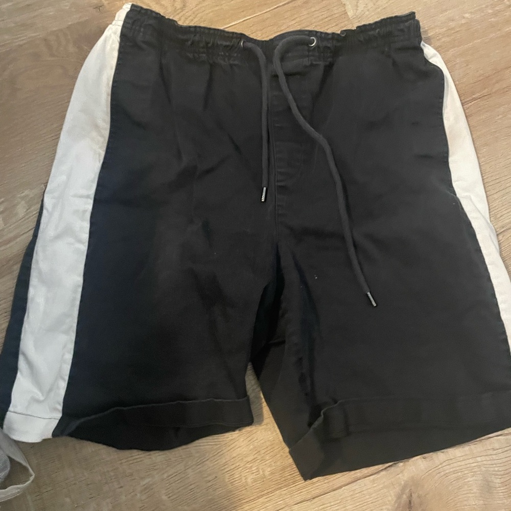 MICHAEL KORS MK Men's Drawstring Navy Blue White Shorts Size 38